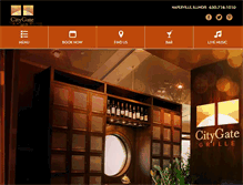 Tablet Screenshot of citygategrille.com